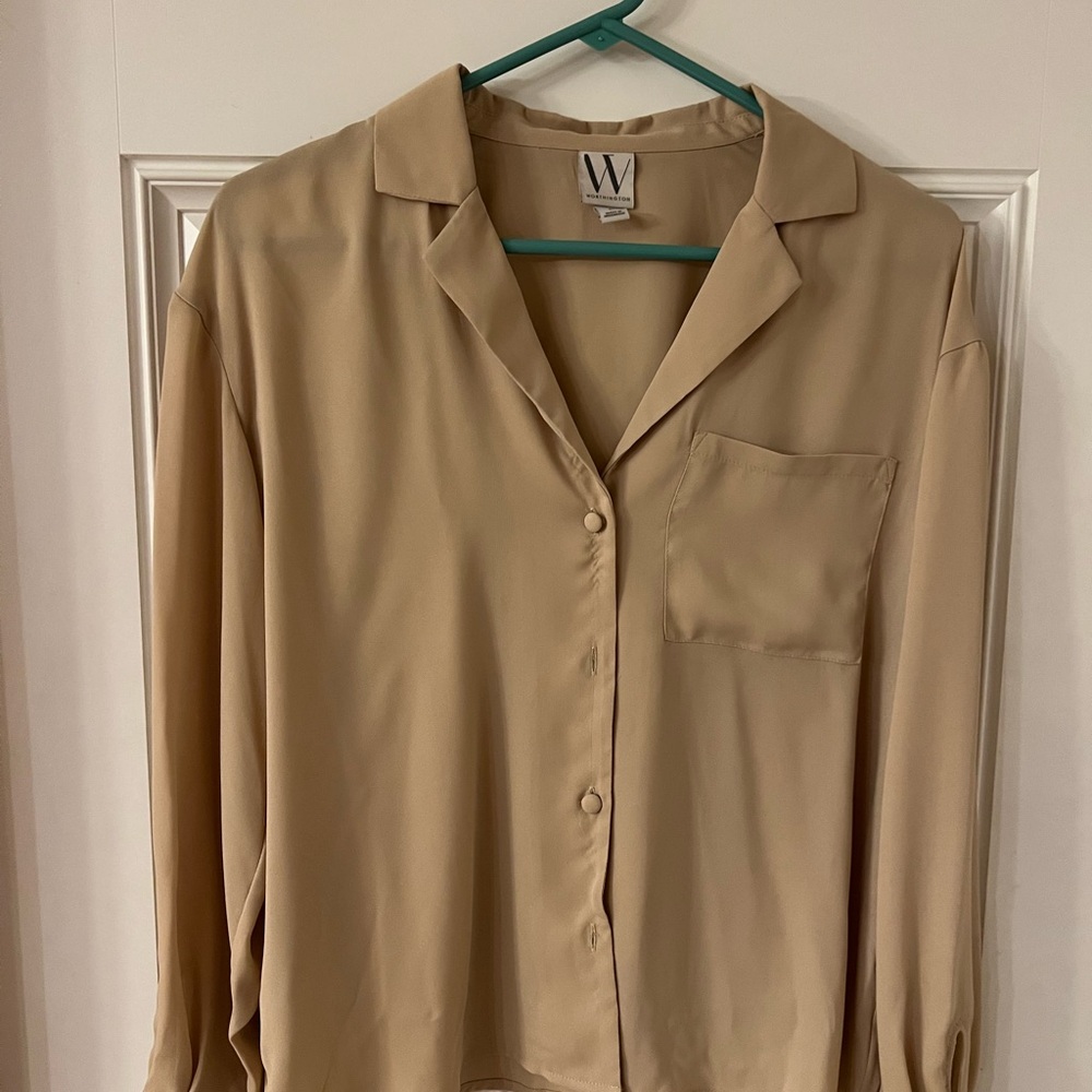 Worthington Button Down Blouse